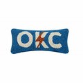 Puesta En Escena 12 x 5 in. Okc Hook Pillow, 8PK PU3679718